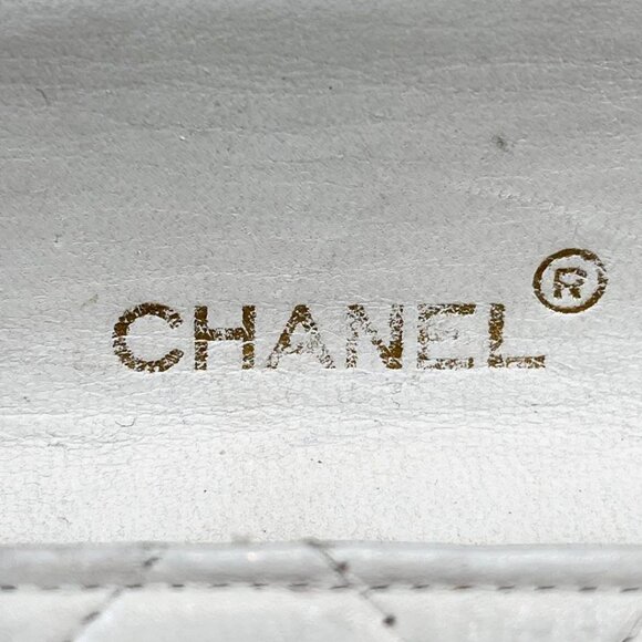 CHANEL 24K Vintage Flap Bag Lambskin Leather Quilted Chain Purse - Picture 8 of 15